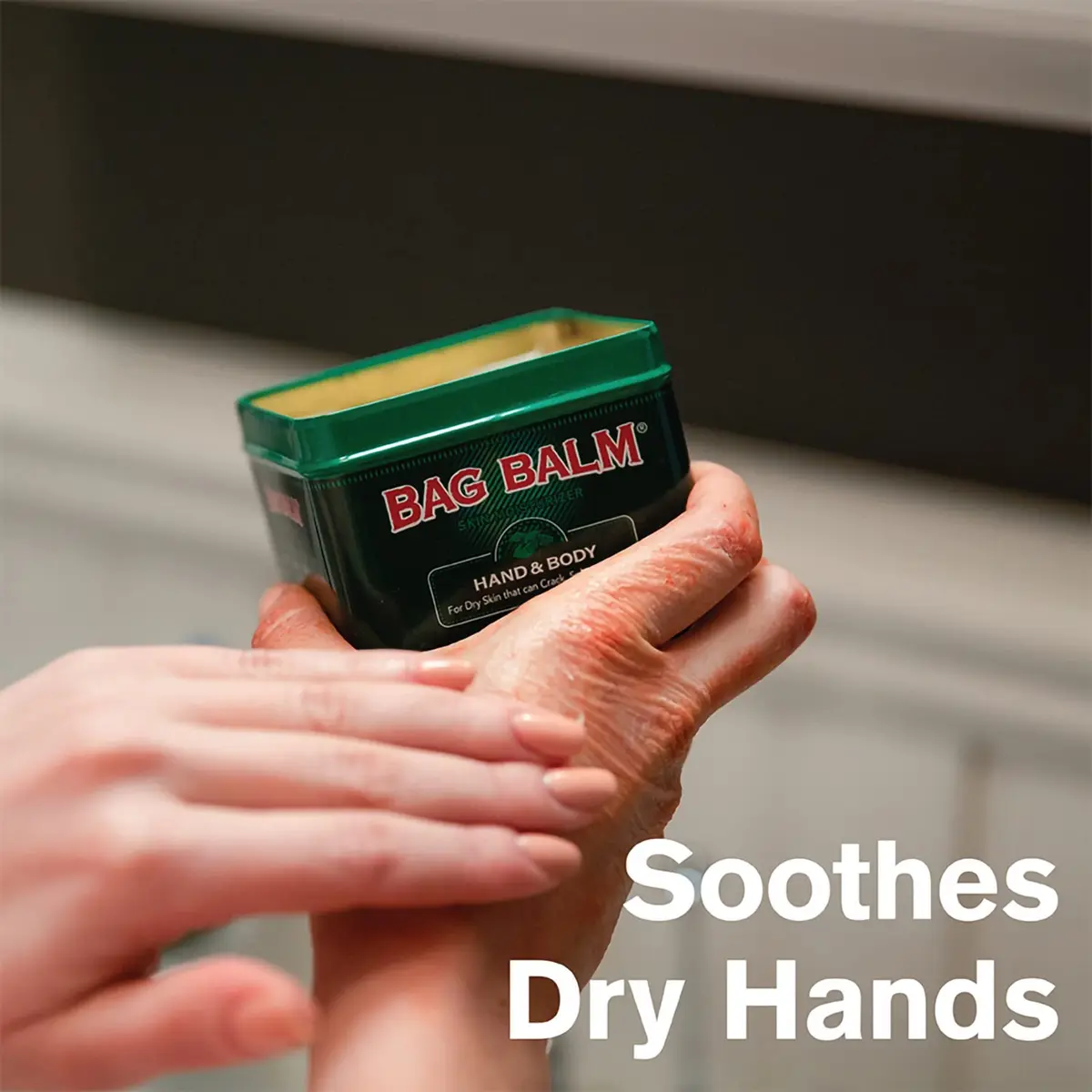 Bag Balm Vermont's Original for Dry Chapped Skin Conditions 8 oz | Lanolin-Enriched Moisturizer for Dry Skin - view 2
