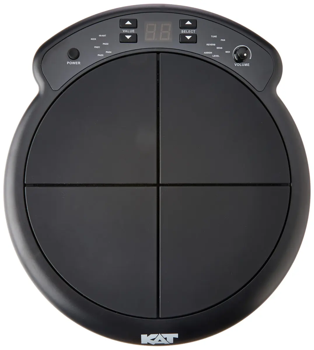 KAT Percussion KTMP1 Electronic Drum and Percussion Pad Sound Module, Black | Velocity-Sensitive Pads & USB/MIDI Connectivity - main product image