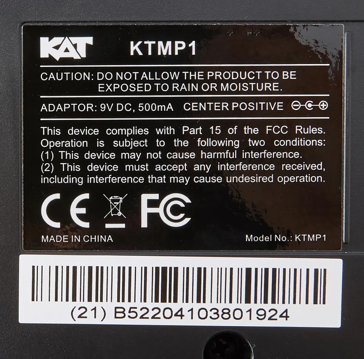 KAT Percussion KTMP1 Electronic Drum and Percussion Pad Sound Module, Black | Velocity-Sensitive Pads & USB/MIDI Connectivity - view 5