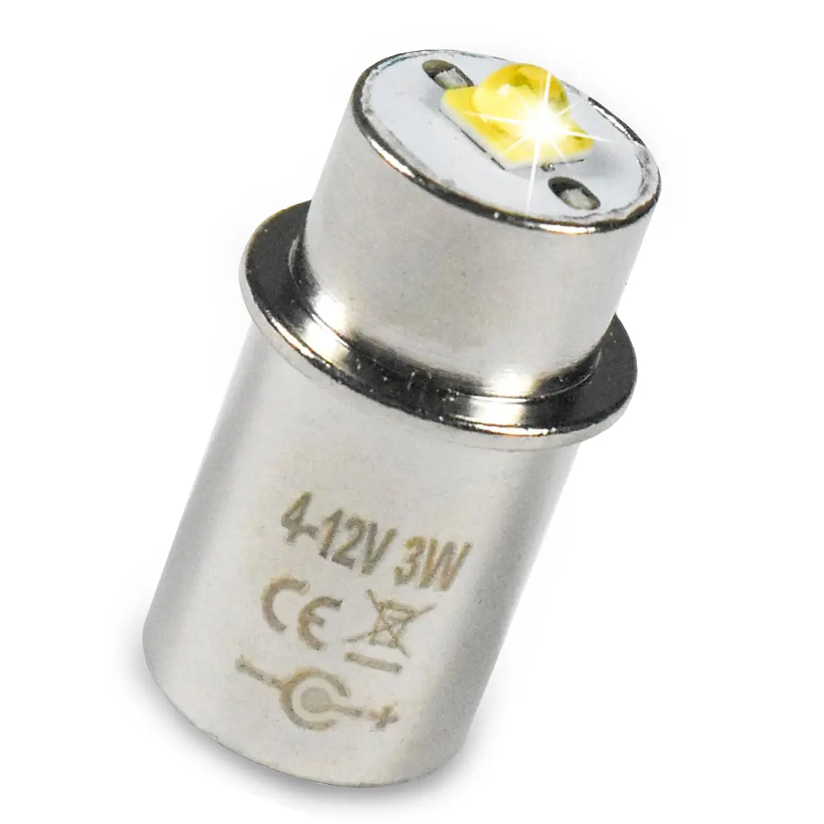HQRP 10-Pack High Power 3W LED Bulb Compatible with Maglite 3D 4D 5D 6D / 3C 4C 5C 6C / 3-4-5-6 D/C Cell Torch Flashlights - main product image