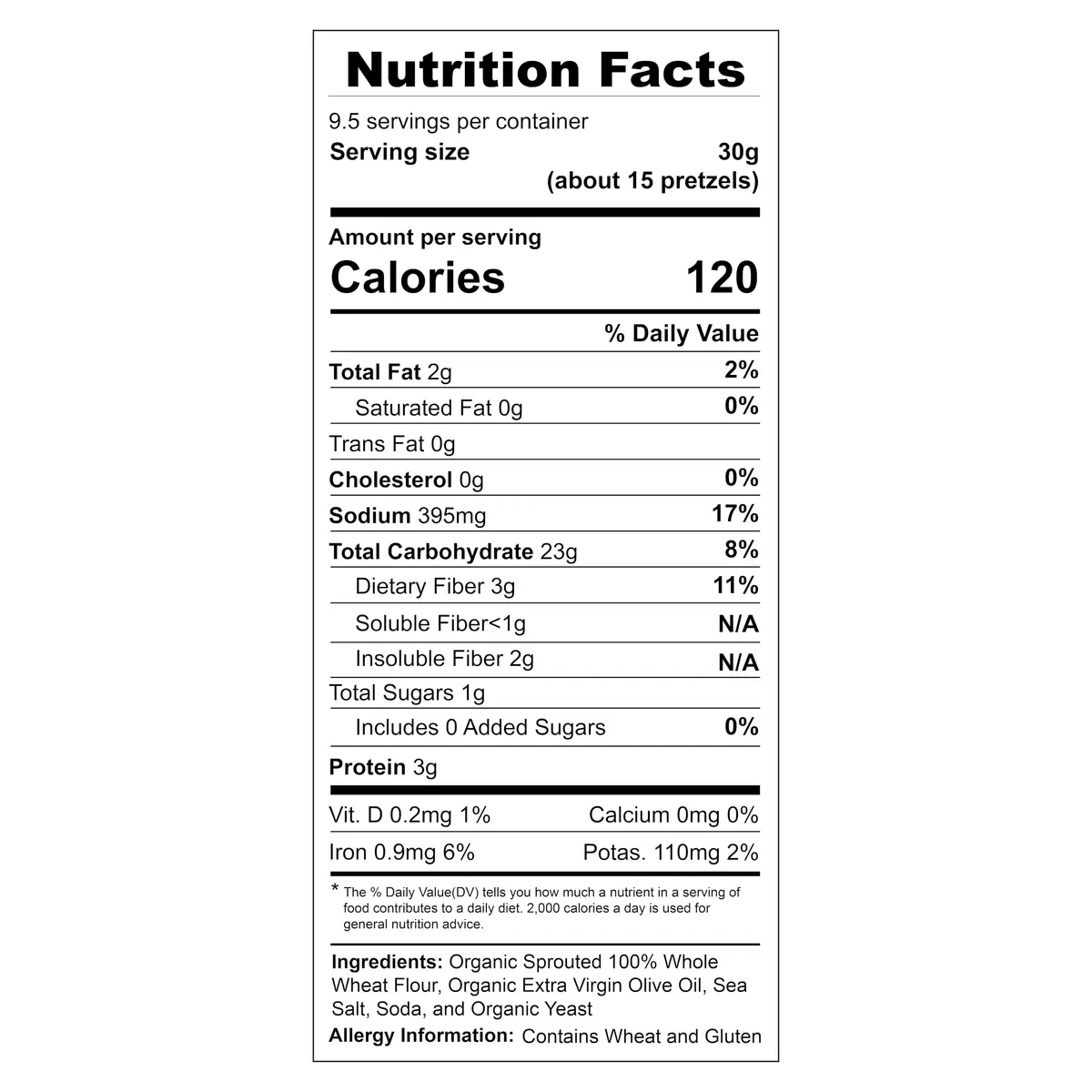 Unique Snacks Sprouted Splits Pretzels 8 Oz Pack of 12 | Unsalted, Homestyle Baked, Kosher - view 5