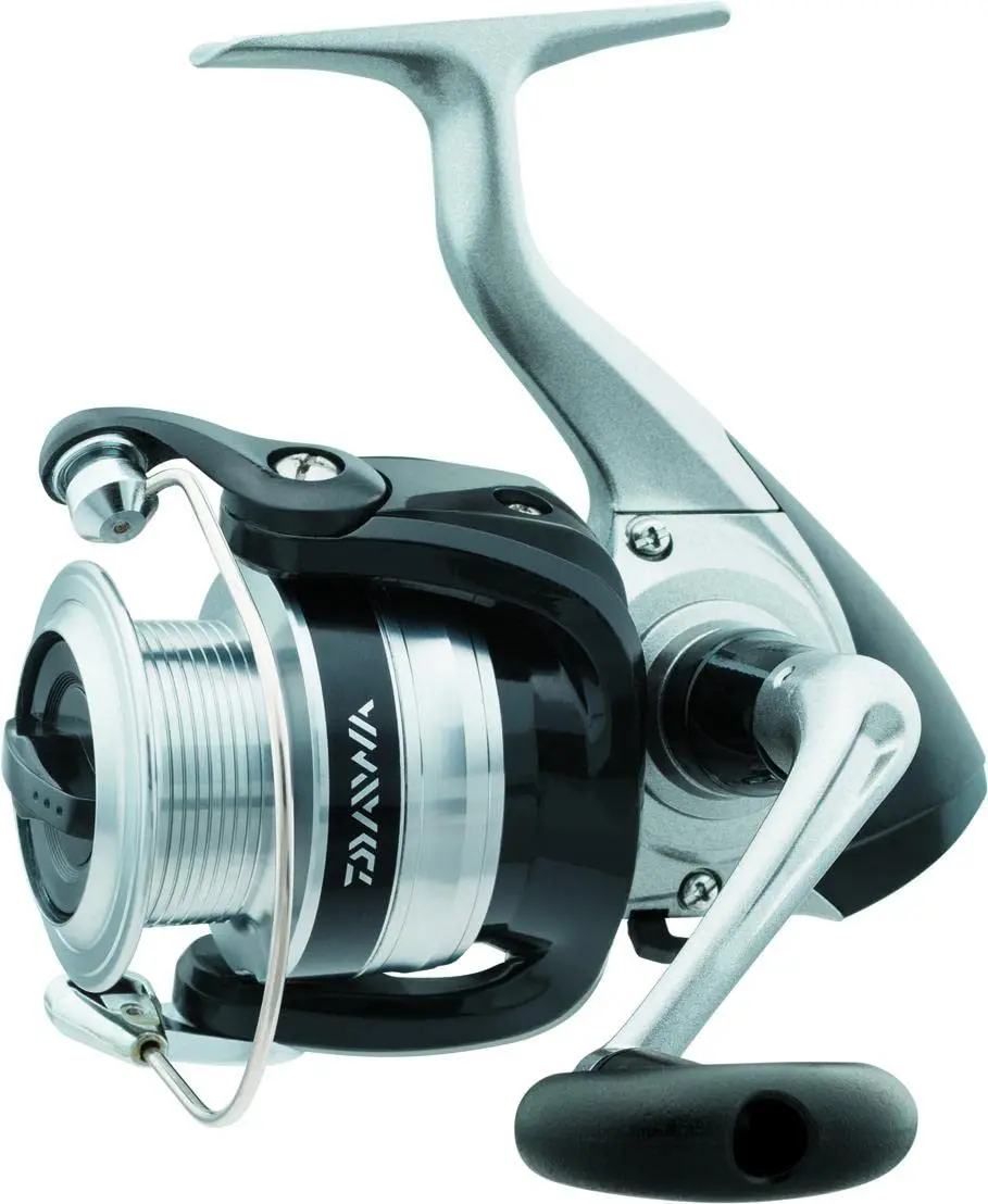 Daiwa Strikeforce-B Spinning Reel 4.9:1 Gear Ratio Ultralight Silver | Lightweight Aluminum Spool for Freshwater & Lake Fishing - main product image