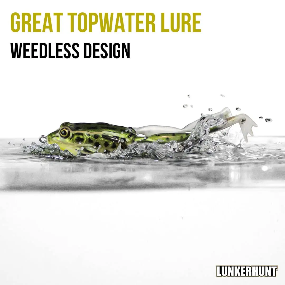 Lunkerhunt Lunker Frog King Toad Fishing Lure 2.25" | Realistic Design for Bass & Pike - view 3