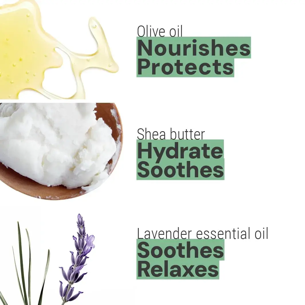 Panier des Sens Lavender Hand Cream Travel Size 29.57ml (1 fl oz) | Soothes Dry Skin with 20% Shea Butter - view 2