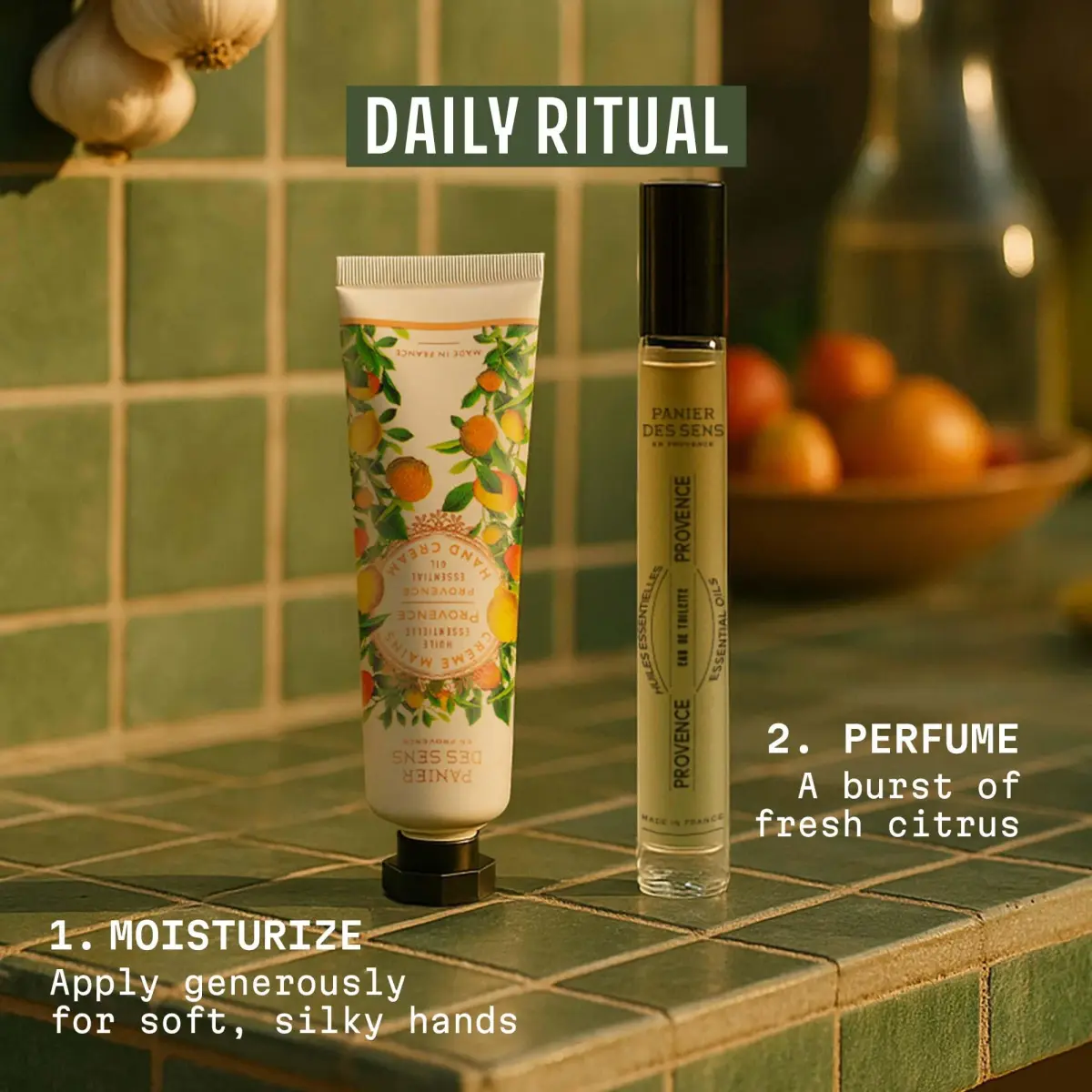 Panier des Sens Provence Citrus Hand Cream 29.57ml (1 Fl Oz) | 20% Shea Butter, Natural Ingredients - view 7