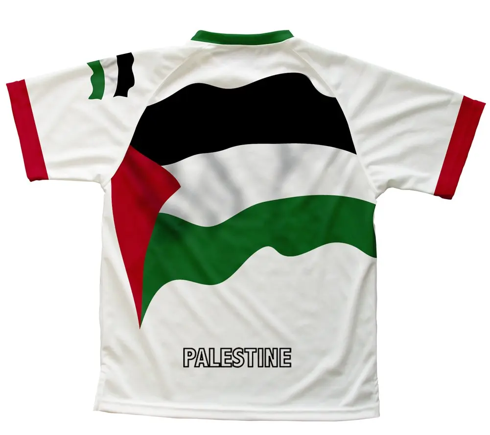 ScudoPro Palestine Flag Technical T-Shirt Size XL | Breathable Micro-Fiber Polyester, Unisex Active Fit - view 2