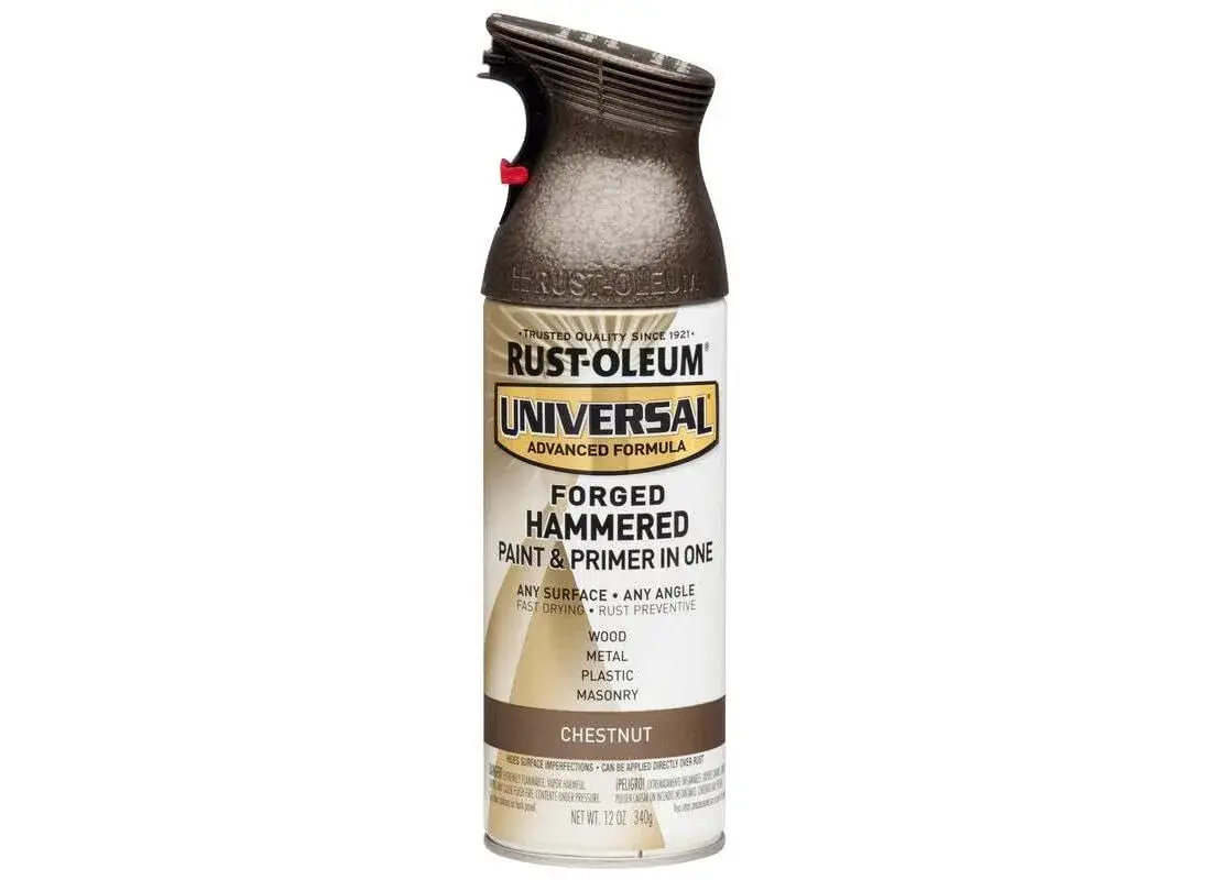 Rust-Oleum Universal All Surface Chestnut Hammered Topcoat Spray Paint, 12 oz (Pack of 1) - main product image