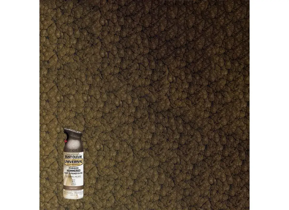Rust-Oleum Universal All Surface Chestnut Hammered Topcoat Spray Paint, 12 oz (Pack of 1) - view 4