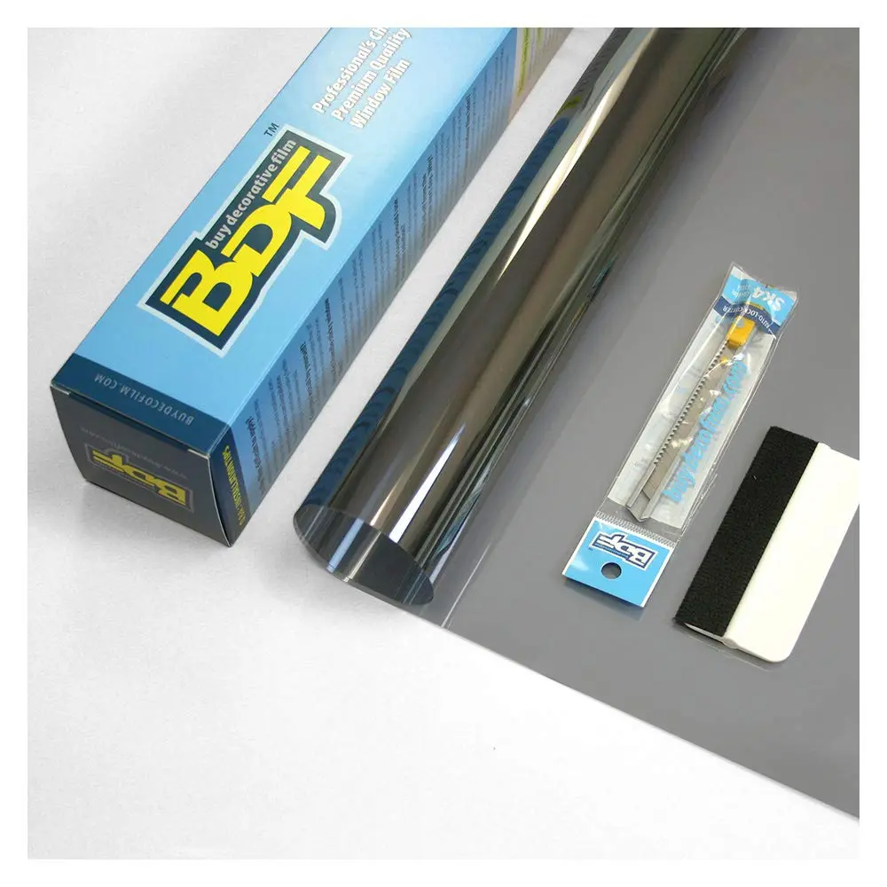 Buydecorativefilm Window Film Sun Control and Heat Rejection Natural Black 35 | UV & Heat Rejection (70-120 chars) - view 2