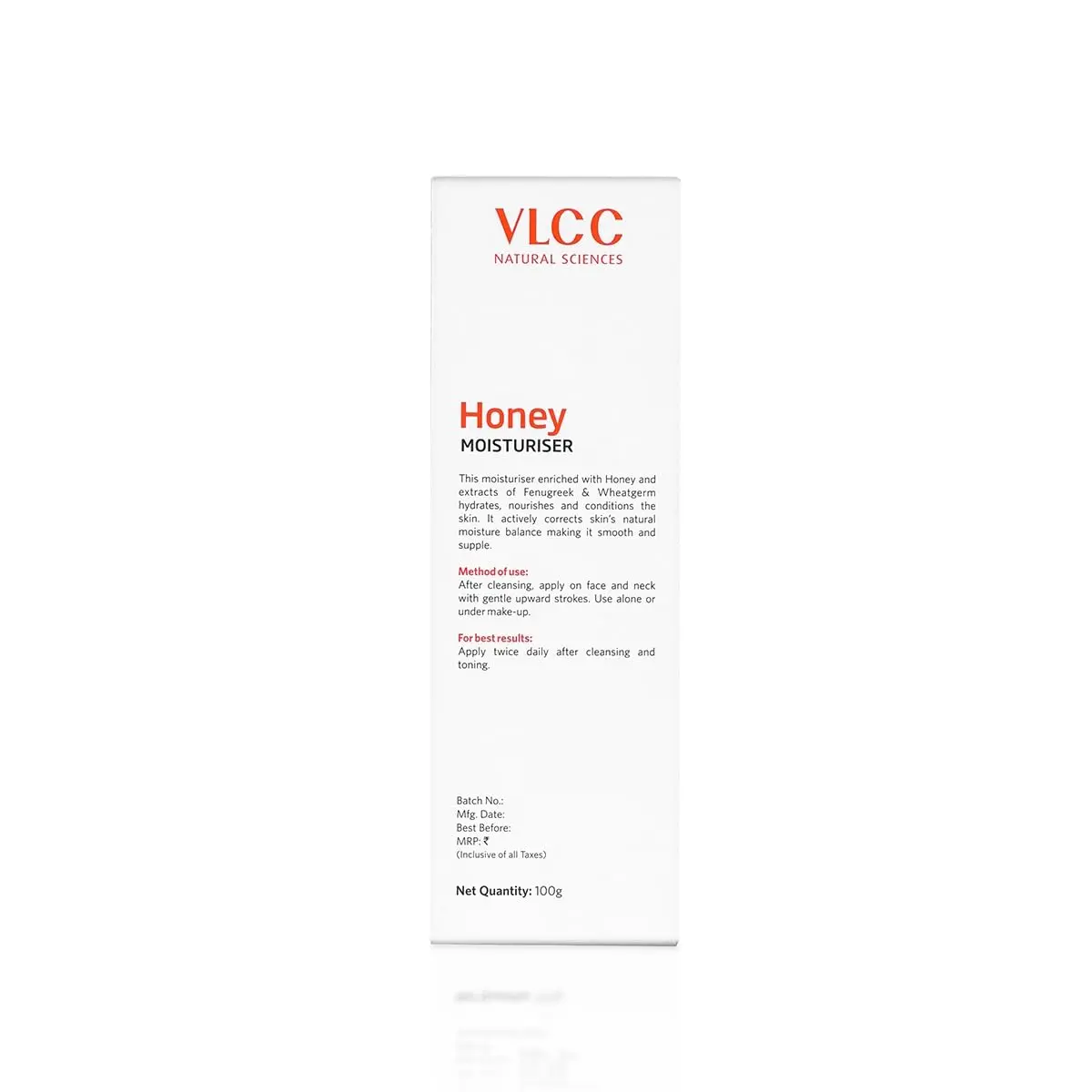 VLCC Natural Sciences Honey Moisturiser 100ml | Nourishing Face Cream for All Skin Types - view 7