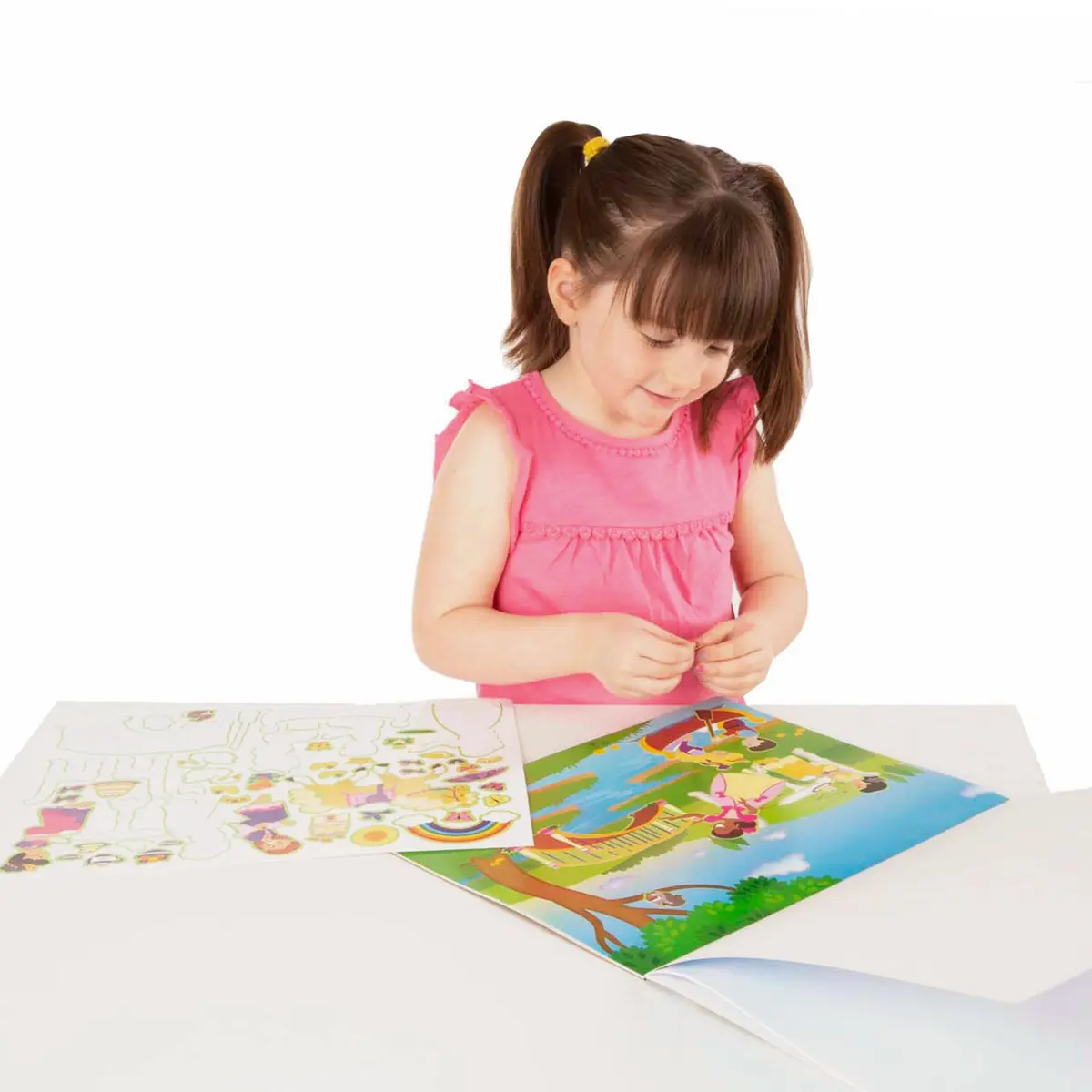 Melissa & Doug Reusable Sticker Pad Set: Fairies, Princess Castle, Play House, Dress-Up | 680+ Stickers - view 7
