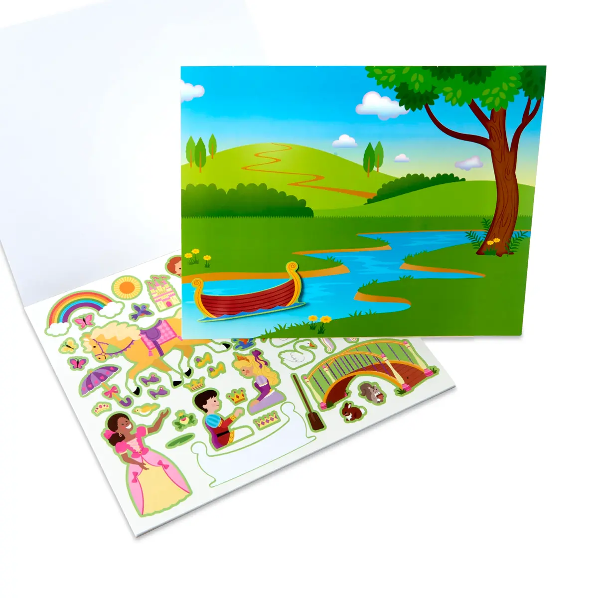 Melissa & Doug Reusable Sticker Pad Set: Fairies, Princess Castle, Play House, Dress-Up | 680+ Stickers - view 8