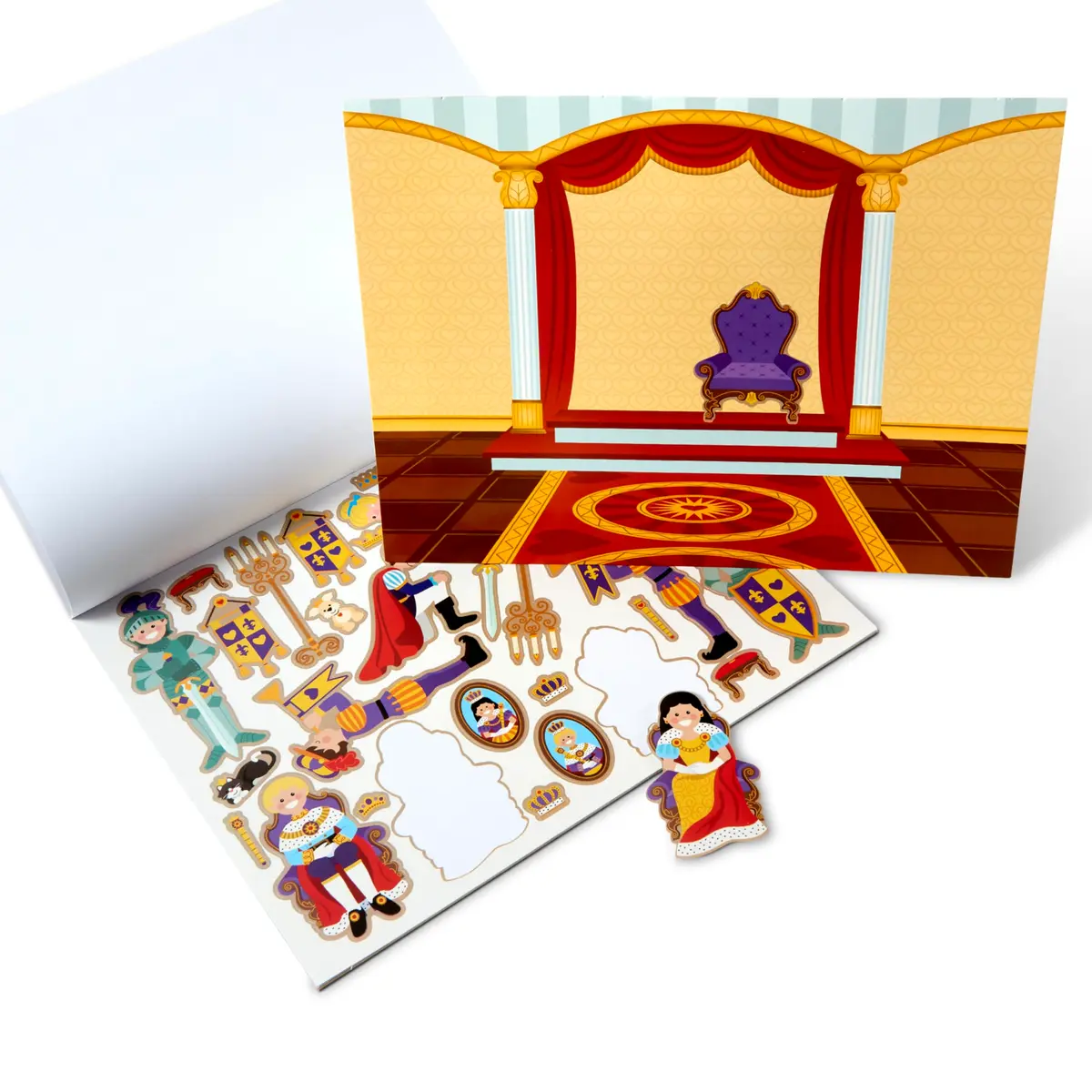 Melissa & Doug Reusable Sticker Pad Set: Fairies, Princess Castle, Play House, Dress-Up | 680+ Stickers - view 4