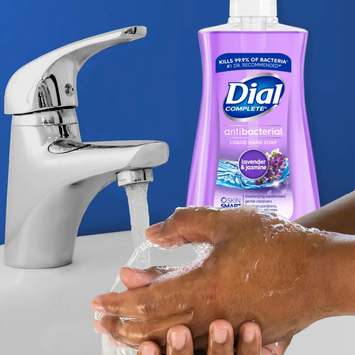 Dial Antibacterial Liquid Hand Soap, Lavender & Twilight Jasmine, 7.5 Fl Oz | Gentle, Moisturizing & Bacteria-Free - view 5