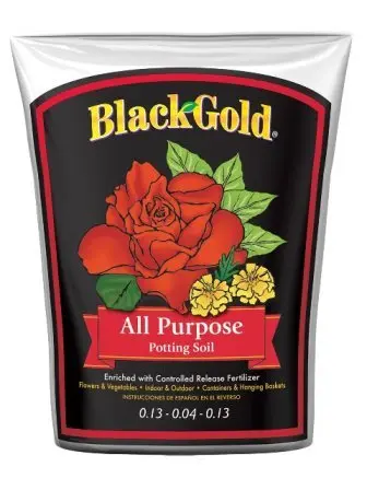 SUN GRO Black Gold Potting Soil 1 Cu Ft | Organic, Versatile & Nutrient-Rich for Indoor & Outdoor Plants - view 2