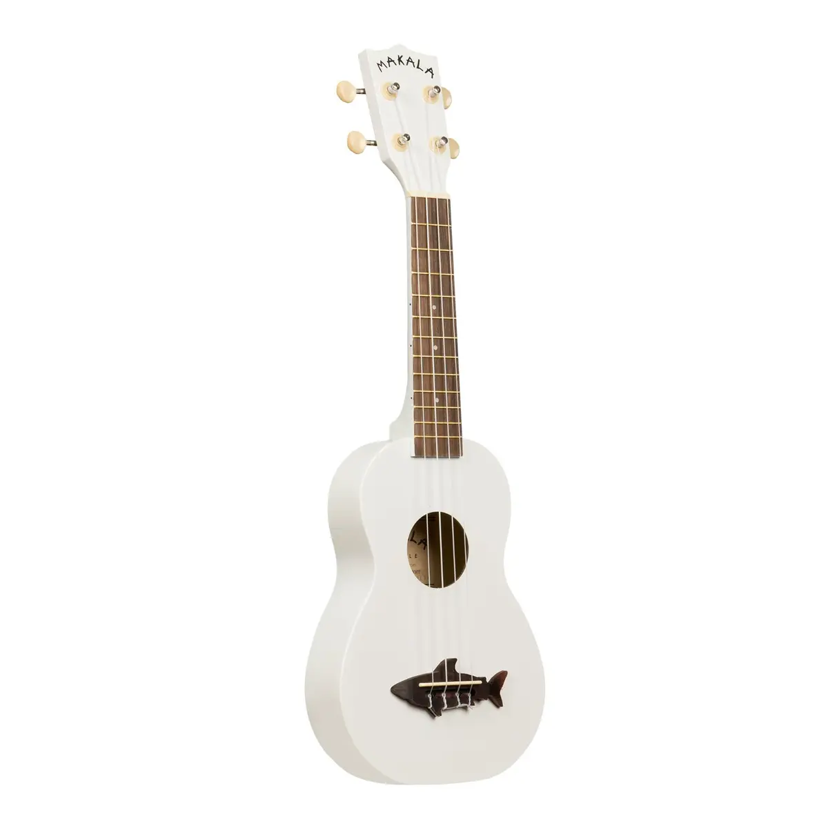 Kala Makala Shark Soprano Ukulele - Great White | Compact, Playful Design for Beginners - view 4