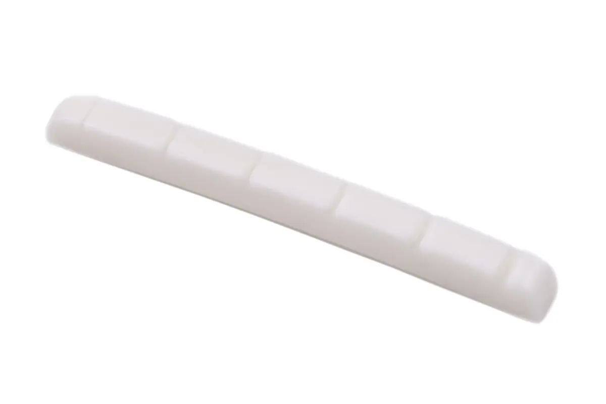 Fender Vintage Style Stratocaster/Telecaster Electric Guitar Pre-Slotted Bone Nut, Cream | High-Quality Bone Nut for Vintage & Modern Guitars - view 2