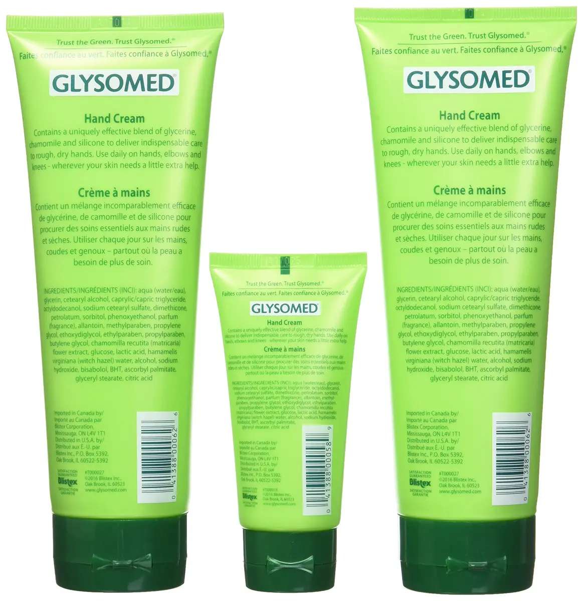 Glysomed Hand Cream Combo 3 Pack (2 X 250ml Large Tubes + 1 X 50ml Purse Size) | Intensive Hydration for Dry Hands - view 2