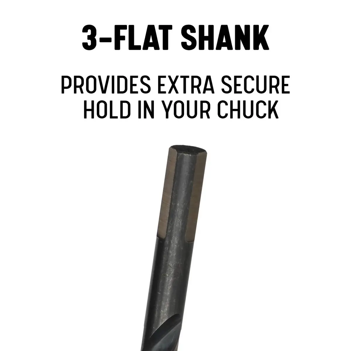Drill America KFDML Series 1/4" High Speed Steel Twist Drill Bit Pack of 12 | Heavy Duty Self-Centering - view 4