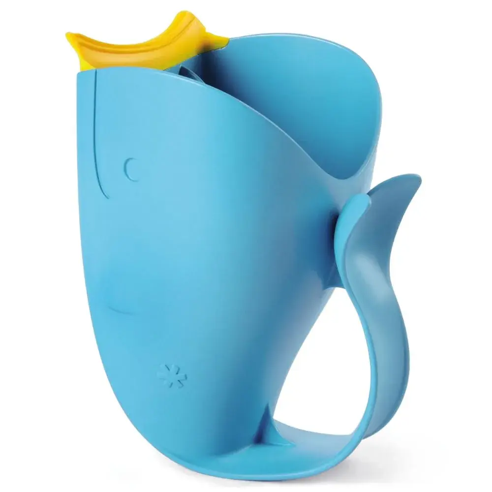Skip Hop MOBY Tear-Free Waterfall Rinser Blue | Baby Bath Cup for Rinsing Hair (710ml / 24 fl oz) - main product image