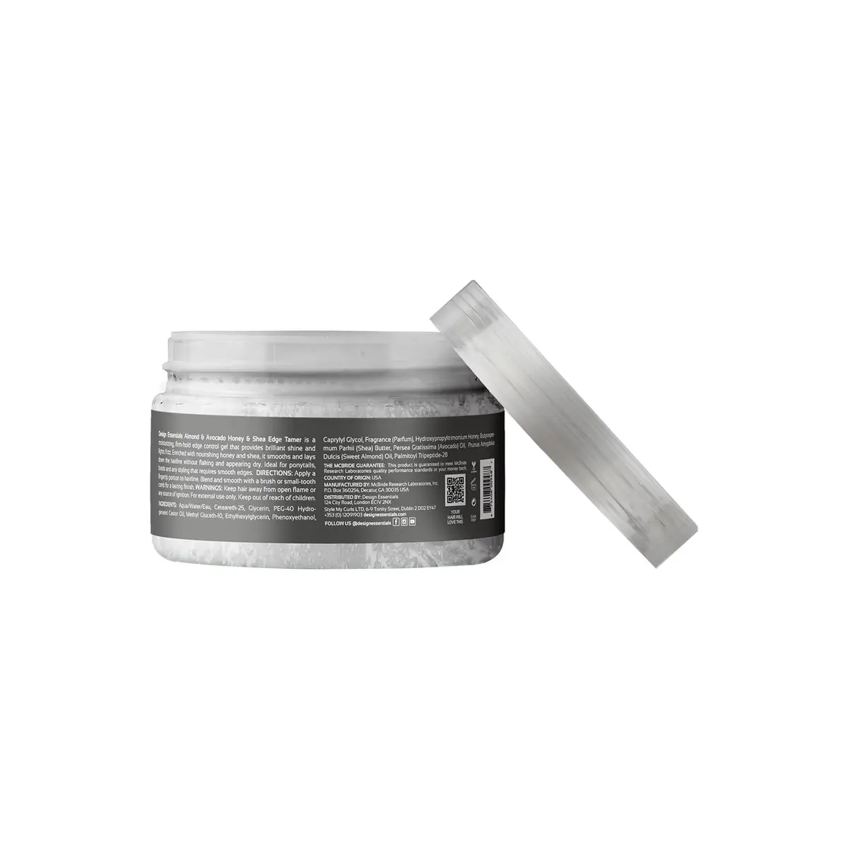 Design Essentials Natural Honey & Shea Edge Tamer Hair Gel 68ml (2.3 Oz) | Firm Hold for Curly Hair - view 2