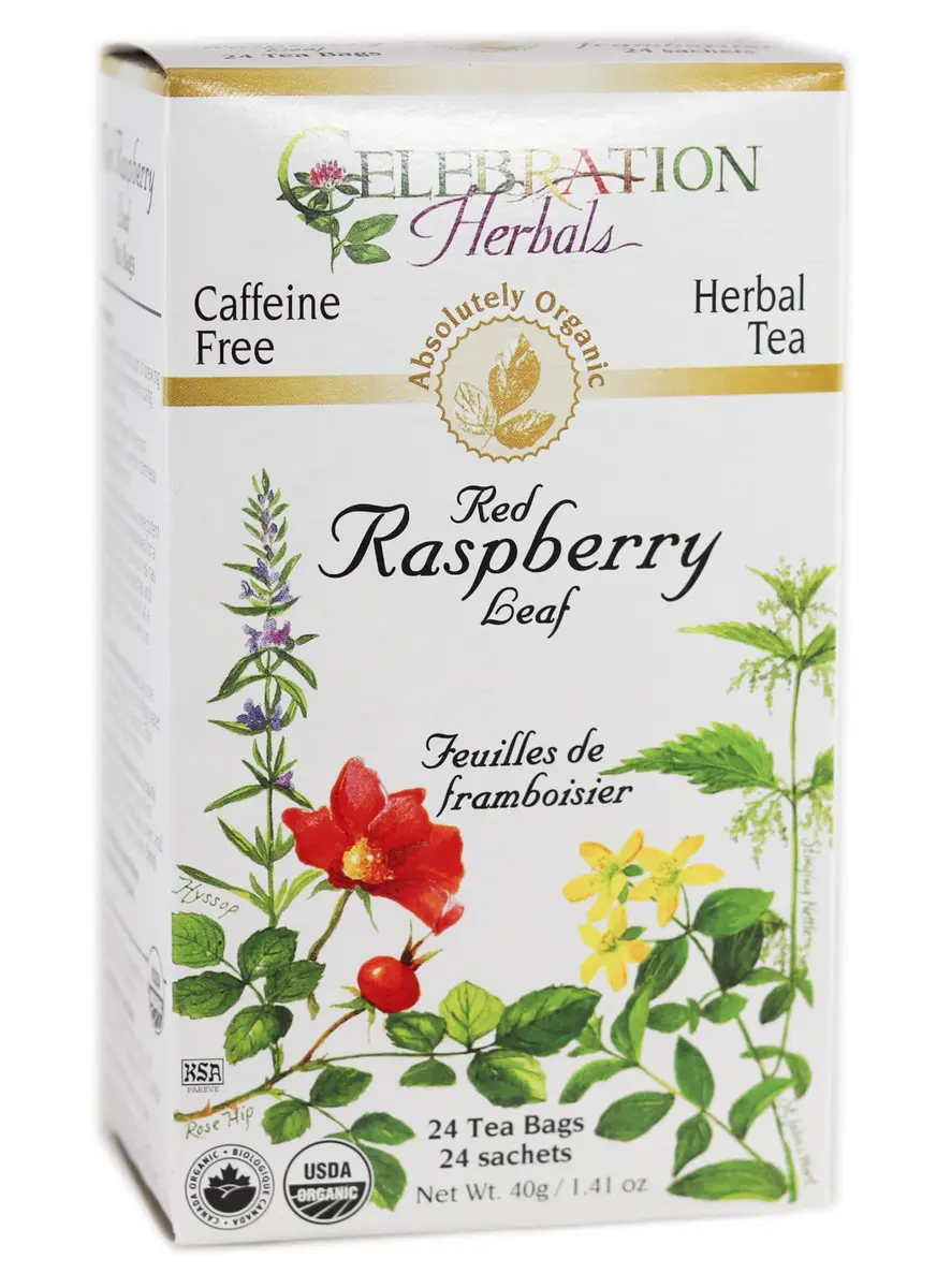 Celebration HERBALS Red Raspberry Leaf Tea Organic 24 Bag | Raspberry & Organic Herb for Pregnancy & Wellness - main product image