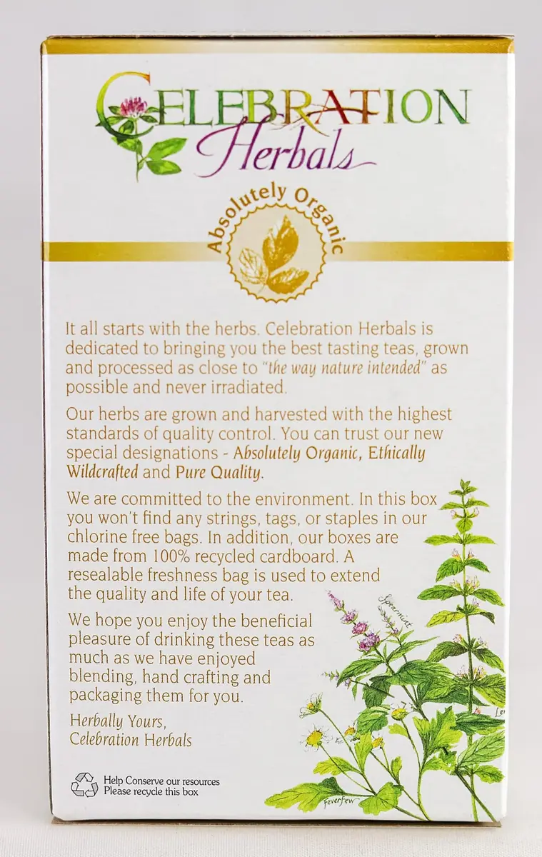 Celebration HERBALS Red Raspberry Leaf Tea Organic 24 Bag | Raspberry & Organic Herb for Pregnancy & Wellness - view 6