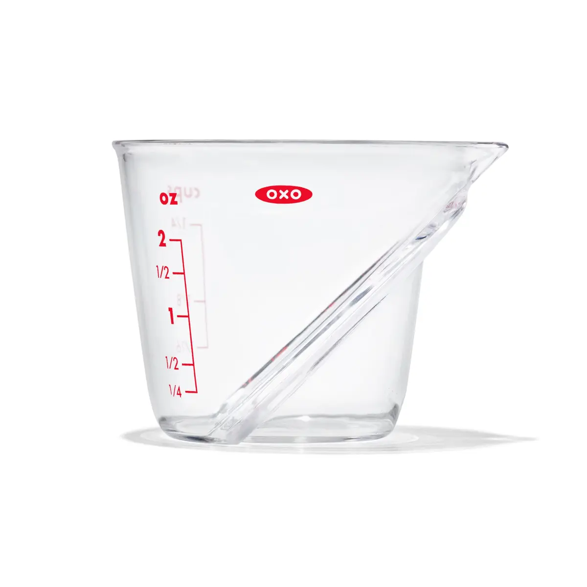 OXO Good Grips Mini Angled Measuring Cup 2 oz (59 ml) | Read Measurements From Above - main product image