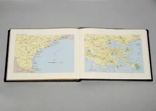 Graphic Image Genuine Leather Ship's Log/Journal, Blue 21.8 cm x 16.9 cm (8.78 x 6.75 inches) | Classic Style Notebook for Sea Voyages - view 6