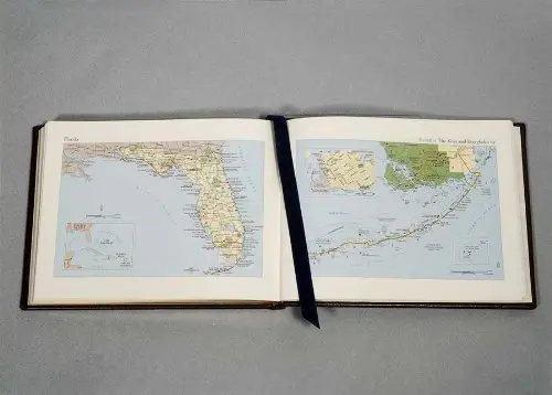 Graphic Image Genuine Leather Ship's Log/Journal, Blue 21.8 cm x 16.9 cm (8.78 x 6.75 inches) | Classic Style Notebook for Sea Voyages - view 3