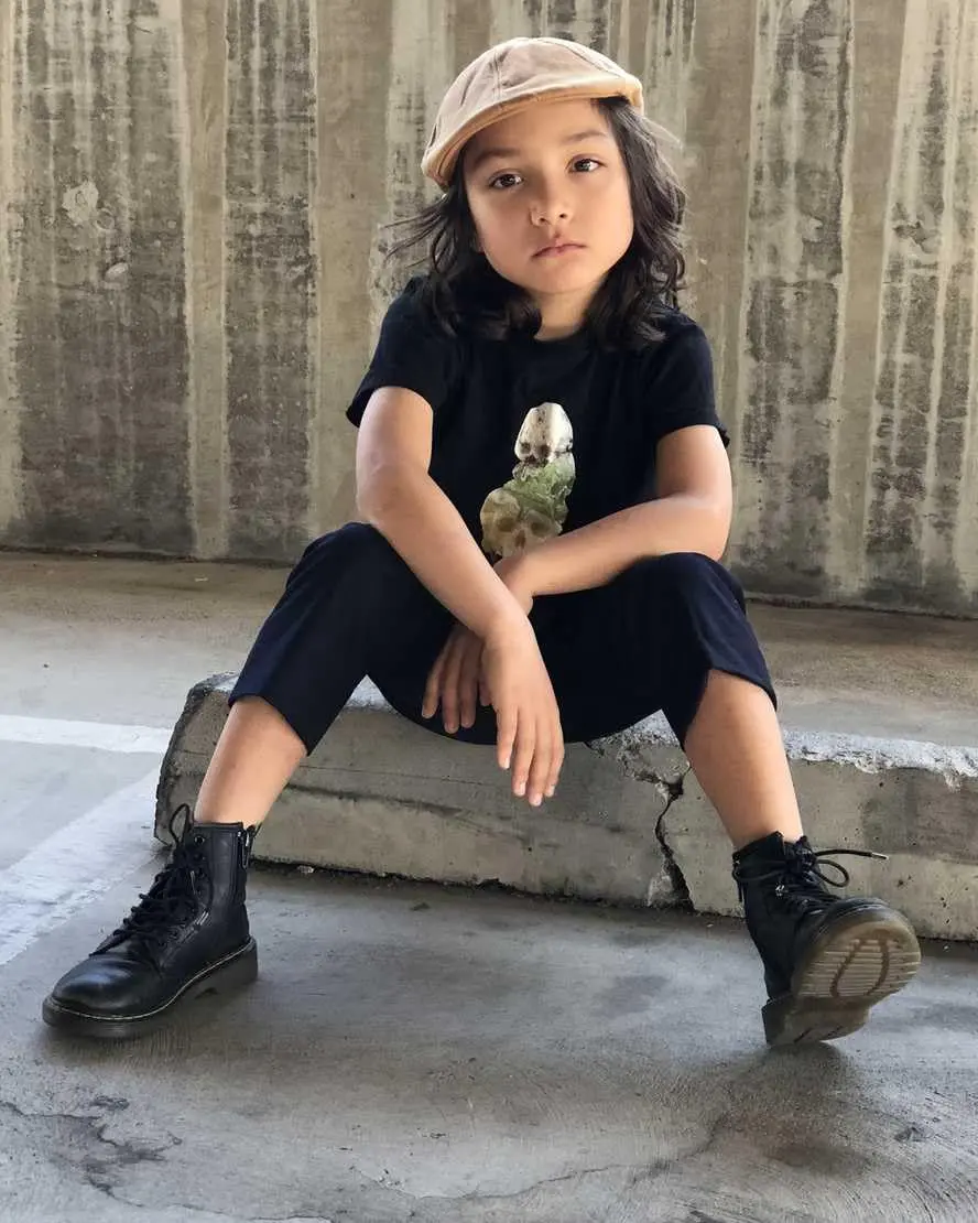 Dr. Martens 1460 J (Little Kid/Big Kid) Black Softy 3 UK (US 4 Big Kid) M | Classic Youth Boot with Slip-Resistant Sole - view 2