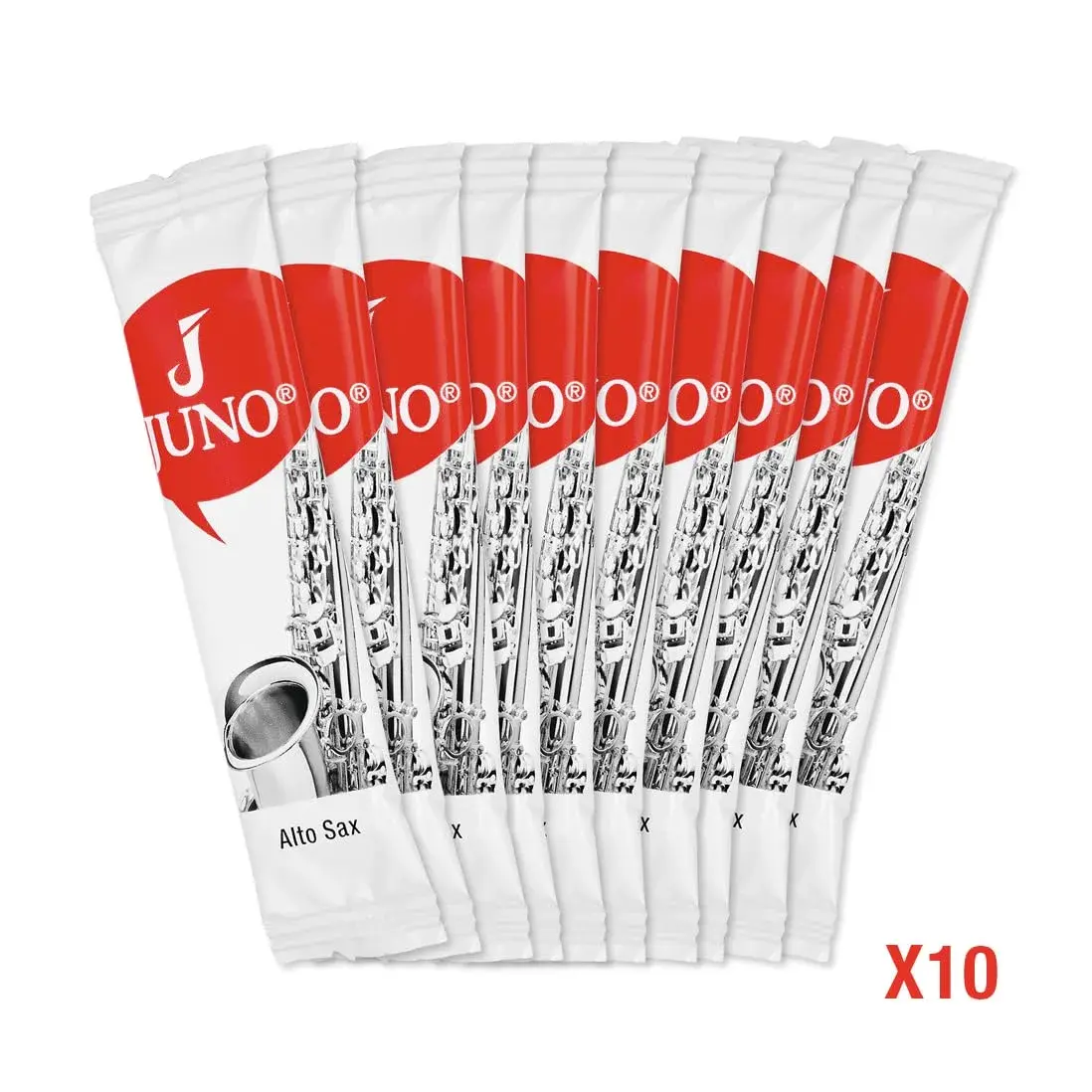 Vandoren JUNO Alto Saxophone Reeds, Strength 3, Box of 10 | Responsive Cane for Beginners - view 3