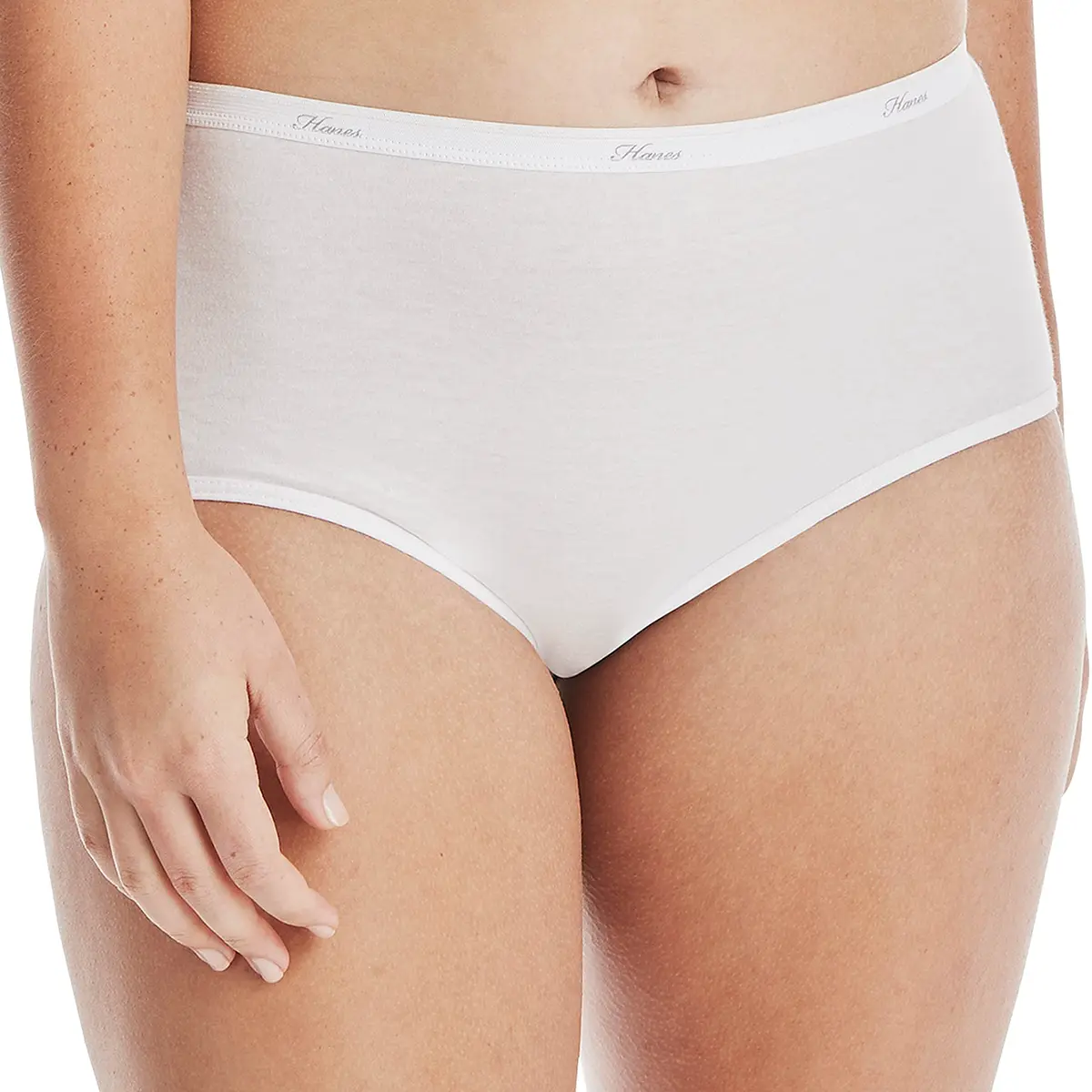 Hanes Women's Panties Pack, 100% Cotton, Moisture-Wicking, Tagless, High Waist, 10-Pack | Ultra-Soft & Breathable - view 2