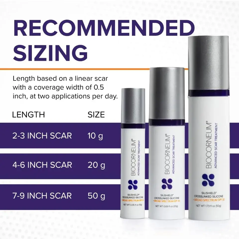BIOCORNEUM Silicone Scar Gel with SPF 30, 10g (0.35 Fl Oz) | Advanced Scar Treatment for Face & Body - view 4