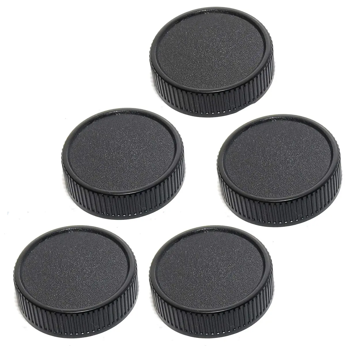 Fotasy 5-Pack M42 Lens Rear Caps - 42mm Screw Mount, Black | Protects M42 Lenses - view 2