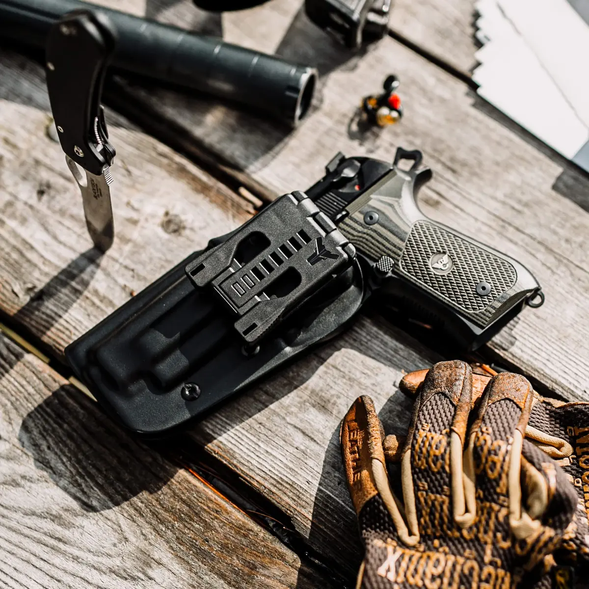 Blade-Tech Tek-Lok Belt Clip Attachment 3.1" x 2" | USA Made, Dual Locking, Adjustable - view 4