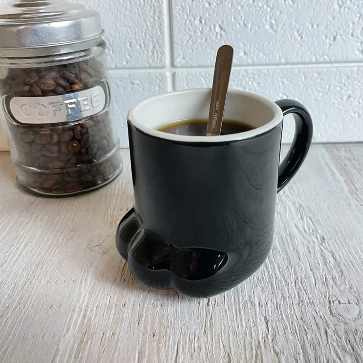 サンアート Black Cat Mug 8.5 fl oz | Cute Porcelain Drinking Cup for Home & Office - view 7