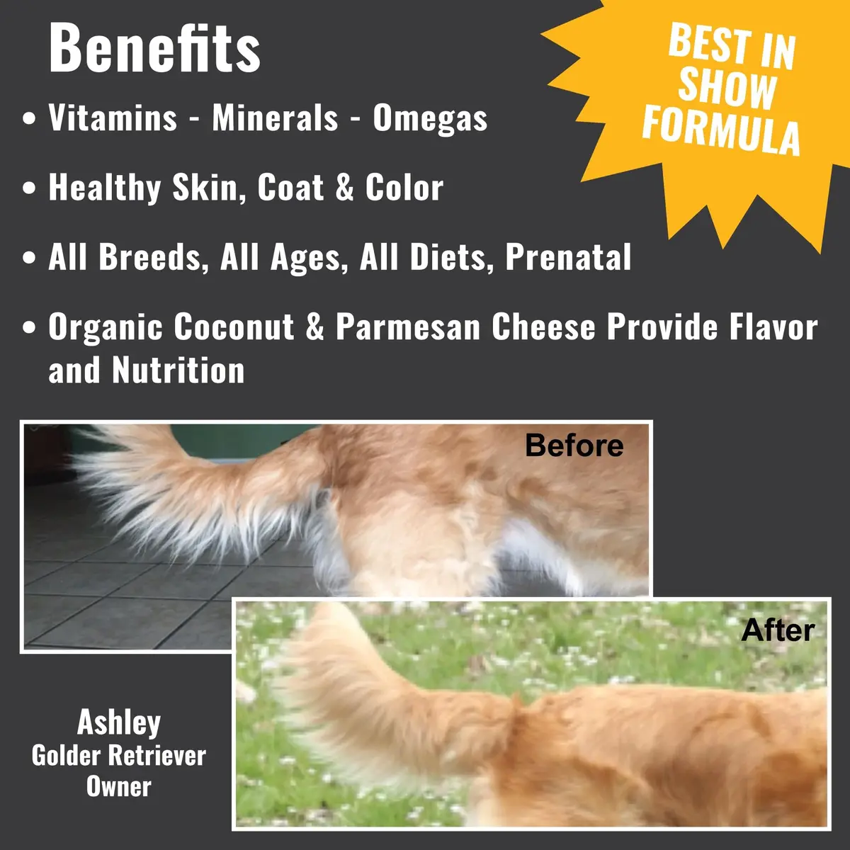 Dogzymes Ultimate Skin and Coat with Algal Oil and Organic Coconut | Omega-3 & Organic Ingredients (2 Pound) - view 3