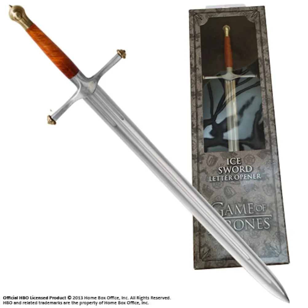 The Noble Collection Game of Thrones - Ice Letter Opener | Diecast Metal Handle & Stainless Steel Blade | 9 Inches - view 2