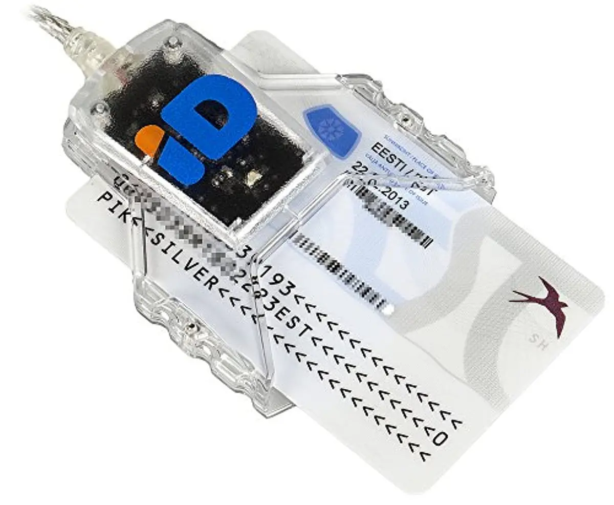 SCROY IDBridge CT30 USB Smart Card Reader | Transparent, 51g (1.8 oz) - main product image