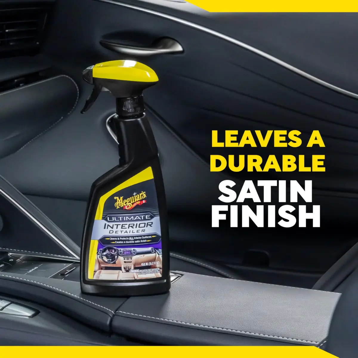 Meguiar's Ultimate Interior Detailer Spray 450ml (15.2 Fl Oz) | Cleans & Protects All Interior Surfaces - view 9
