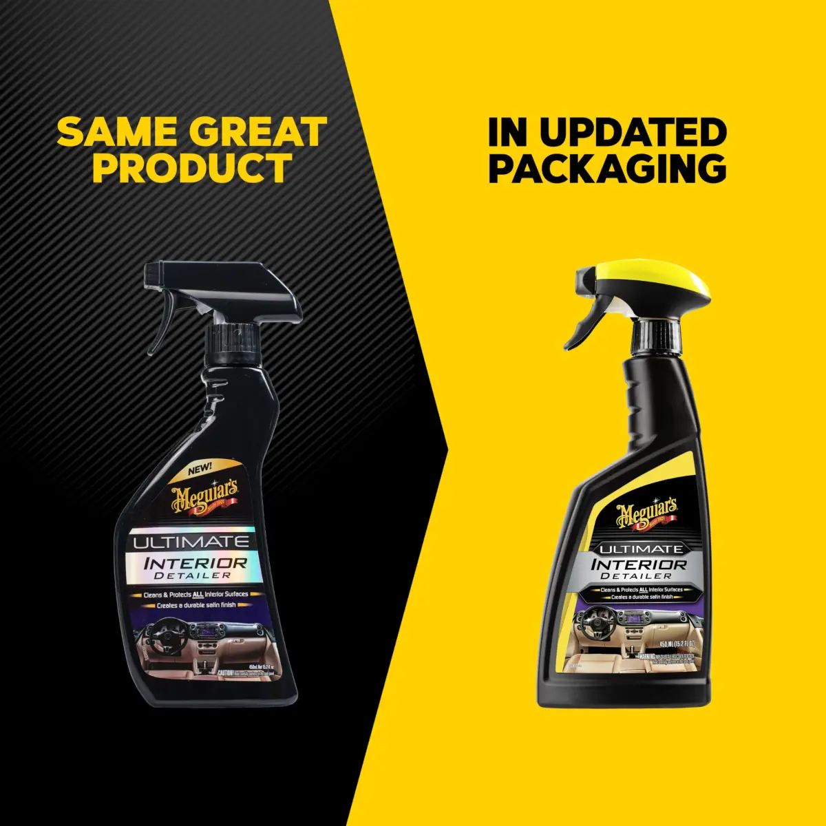Meguiar's Ultimate Interior Detailer Spray 450ml (15.2 Fl Oz) | Cleans & Protects All Interior Surfaces - view 2