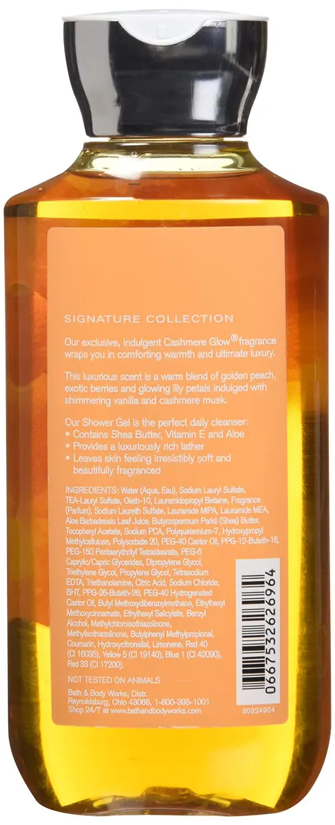Bath & Body Works Cashmere Glow 10 Oz Shower Gel | Unisex, Moisturizing, 10 Fl Oz - view 2