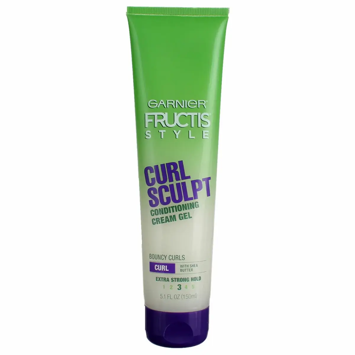 Garnier Fructis Style Curl Sculpt Conditioning Cream Gel 150ml (5 Fl Oz) | Strong Hold for Defined Curls - main product image