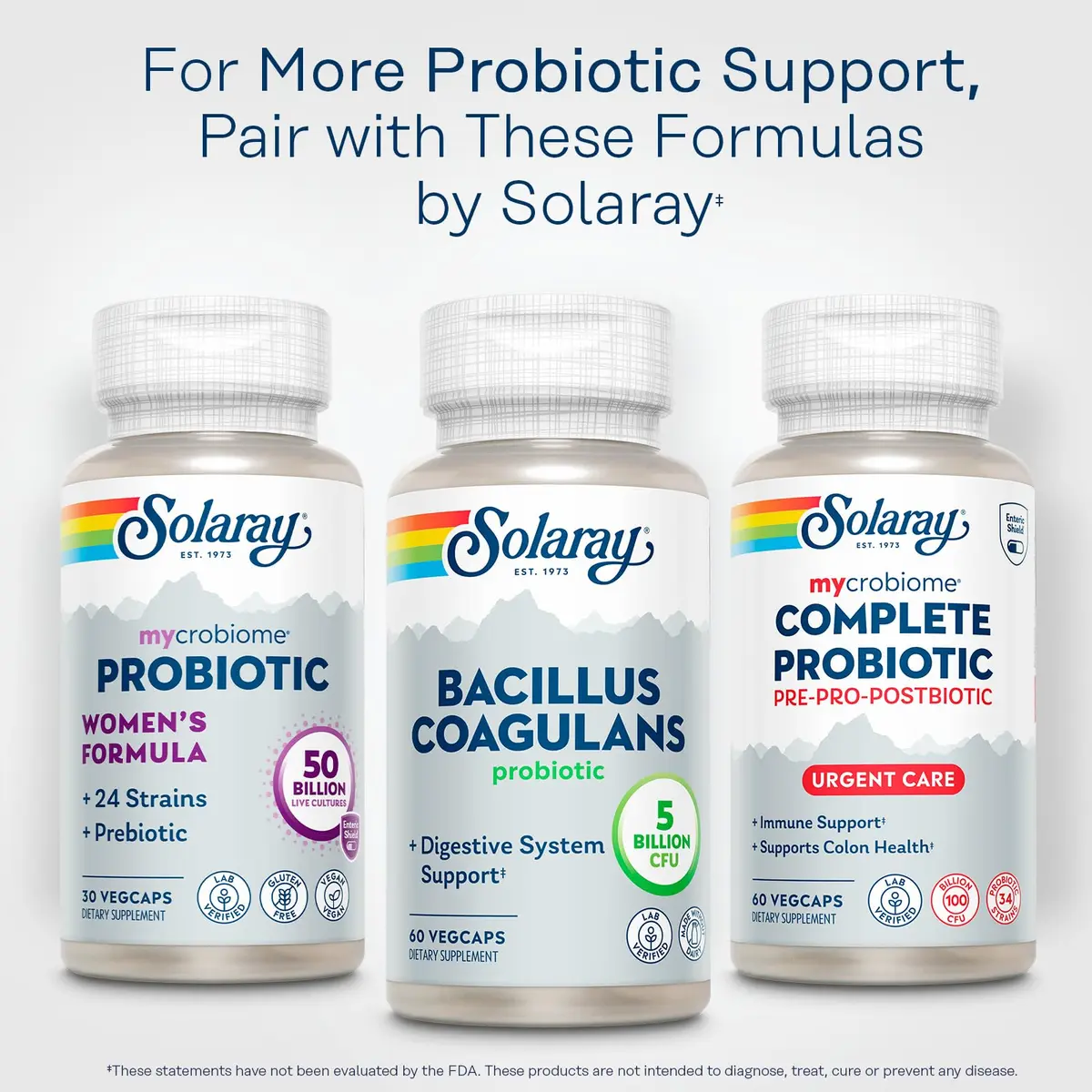 SOLARAY Bacillus Coagulans Probiotic 60 VegCaps | Digestive & Gut Health Support - view 6