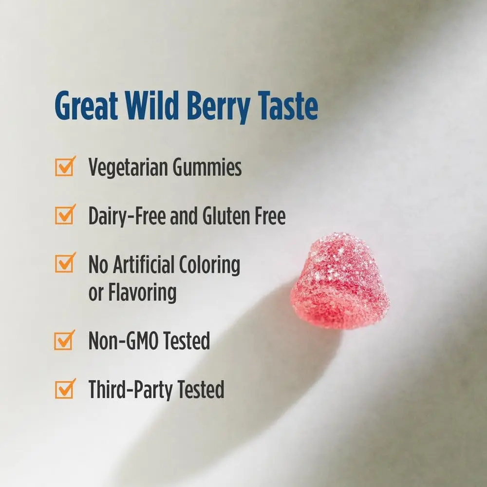 Nordic Naturals Vitamin D3 Gummies 120 Count Wild Berry | Supports Bones & Immunity - view 4