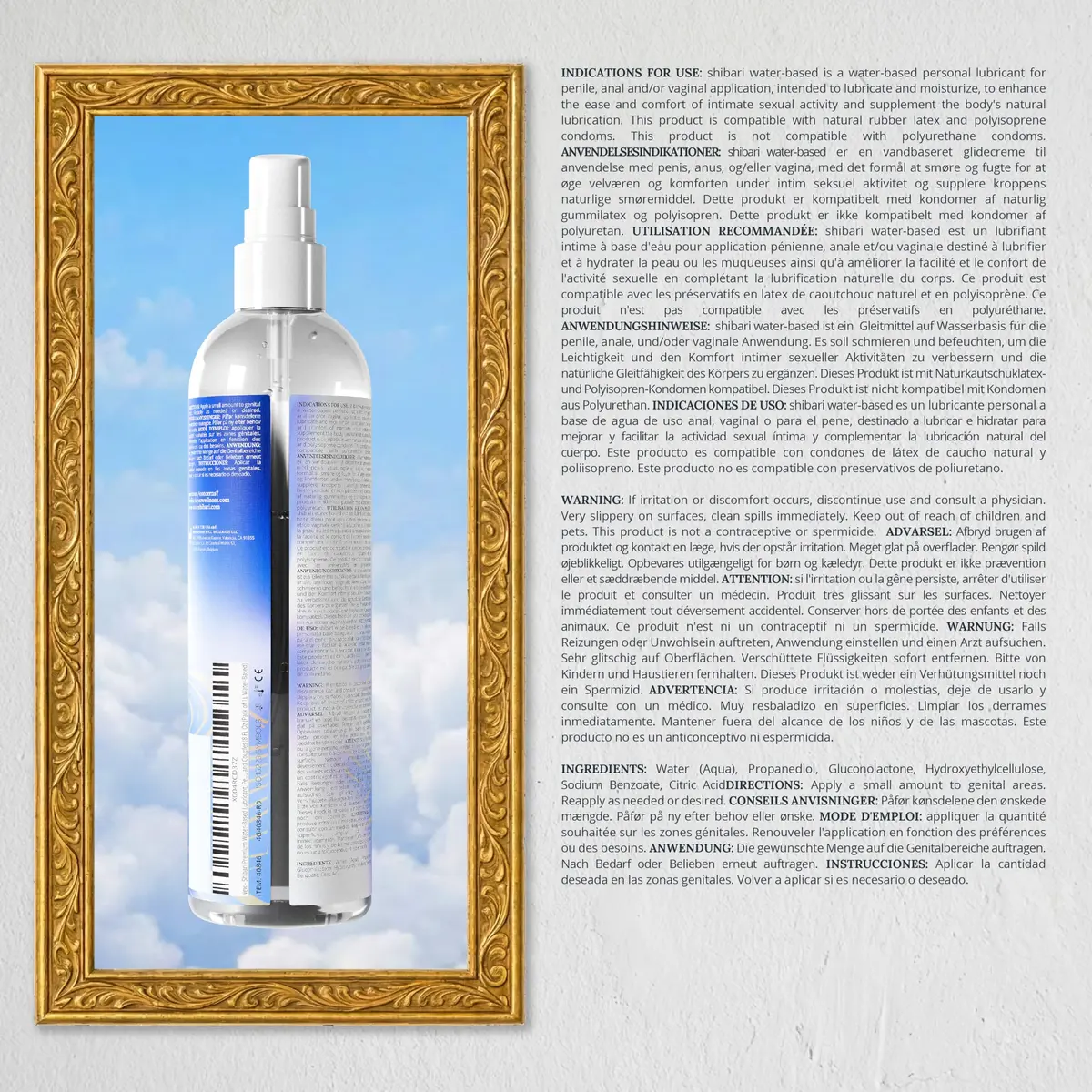 Shibari Water-Based Personal Lubricant 237ml (8 Fl Oz) | pH-Balanced Intimate Lube for Women & Couples - view 2