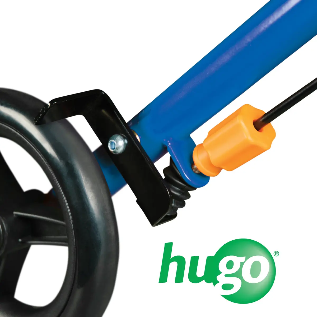 Hugo Sidekick Foldable Rollator Walker with Seat, Blueberry | Lightweight & Compact for Seniors - view 4
