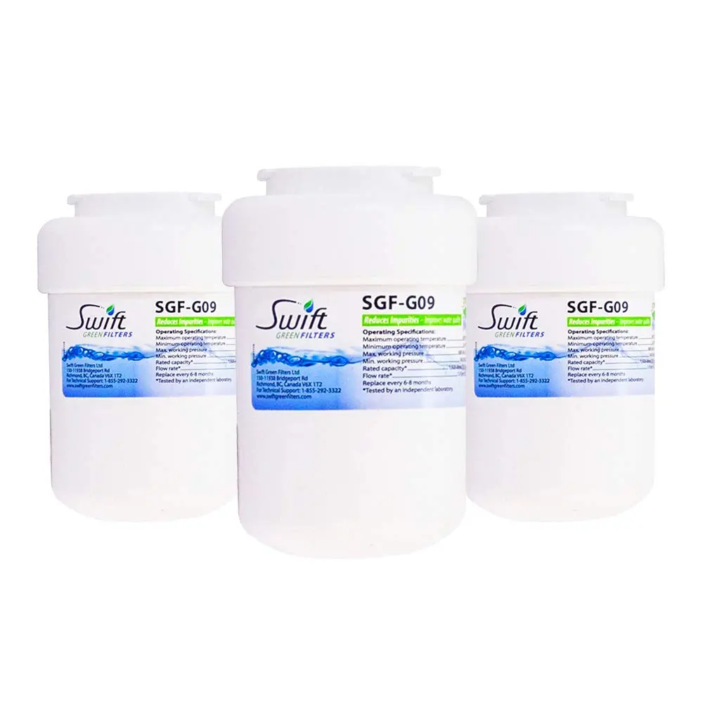 Swift Green Filters GE Replacement Water Filter MWF GWF GWFA 3 Pack | NSF Certified, BPA-Free, Made in USA - main product image