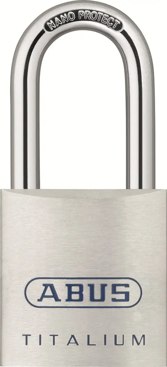 ABUS 80TI/40 Titalium™ Aluminum Alloy Padlock Keyed Different | Lightweight, Durable & Secure - main product image